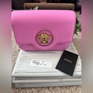 Versace Vibrant Pink (Barbie Pink) Crossbody Bag